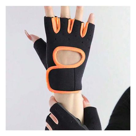 Guantes de Facil Uso Deportivos en Color Naranja Y+Agendita