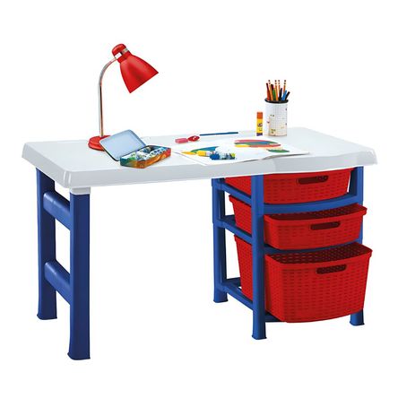 Escritorio Para Niños Rimax Navy Plastico Escritorio Para Niños Rimax Navy Plastico