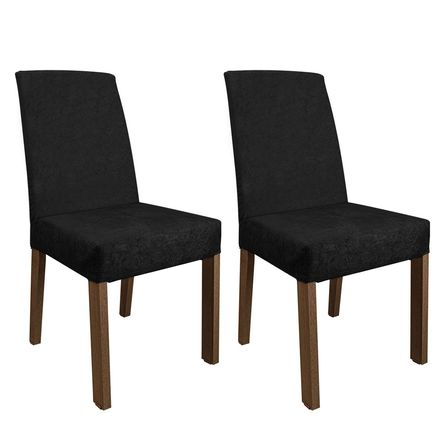 Sillas de Comedor 4255 x2 Marrón/Oxford Sillas de Comedor 4255 x2 Marrón/Oxford