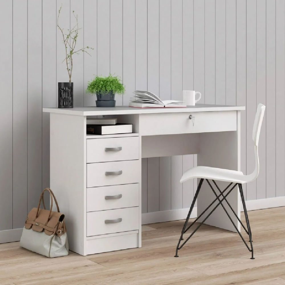 Escritorio Nacion Muebles Lucas Color Blanco Escritorio Nacion Muebles Lucas Color Blanco