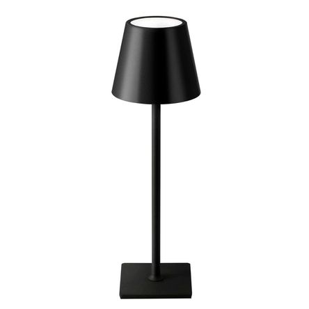 Lámpara Led de Mesa Inalámbrica Praga Negra HogarMás