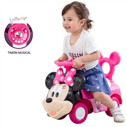 Correpasillos Disney Minnie Mouse Musical Rosado