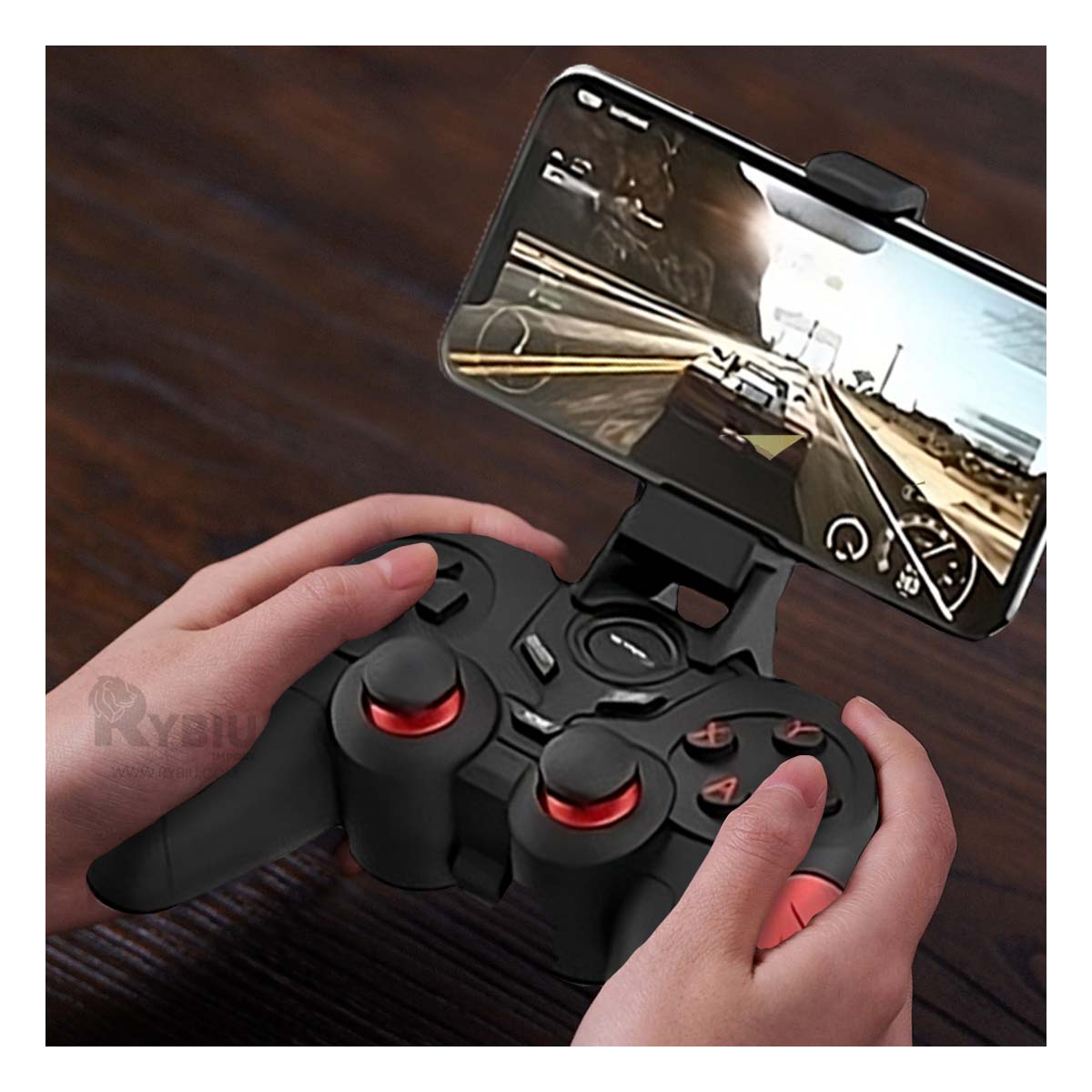 Mando Gamer Cybertel Danger en Tono Negro