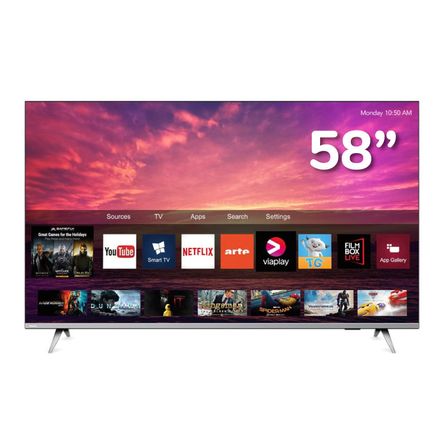 Televisor Led Philips 4k Uhd Borderless Smart Tv 58 58pud6654 Promart