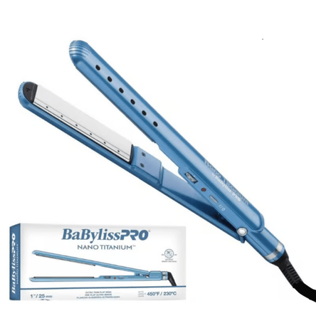 Plancha Alisadora Babyliss Pro Nano Titanium Wet Dry  25mm.