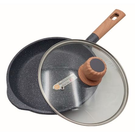 Sartén Antiadherente con Tapa - MGC N° 22 Color Negro Sartén Antiadherente con Tapa - MGC N° 22 Color Negro