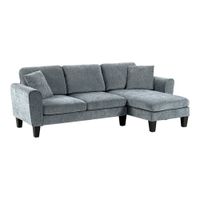 Seccional Mallma Deco Xiomy Derecho Gris