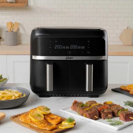 Freidora de Aire Oster® Dual 7.6L Ckstaf7mcddf Freidora de Aire Oster® Dual 7.6L Ckstaf7mcddf