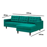 Seccional Mallma Deco Darwin Derecho Cobalto