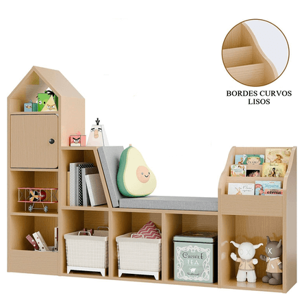 Librero Infantil Montessori Kelby Panela DIBA Muebles