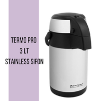 Termo Facusa de Acero Inoxidable 3 Lt -  STAINLESS SIFON