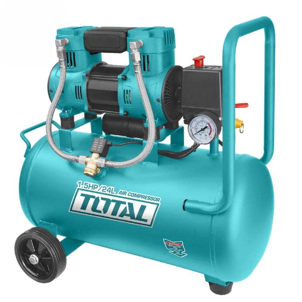 Compresora Silenciosa 24 Litros Total TCS1110242-5 Compresora Silenciosa 24 Litros Total TCS1110242-5