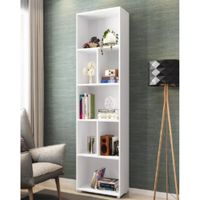 Librero Nacion Muebles Lily Color Blanco