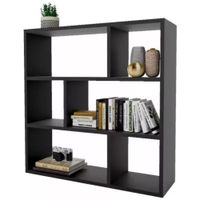 Librero Nacion Muebles Nina Color Negro
