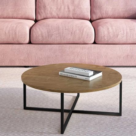 Mesa de Centro Nacion Muebles Alessandro Color Miel Mesa de Centro Nacion Muebles Alessandro Color Miel