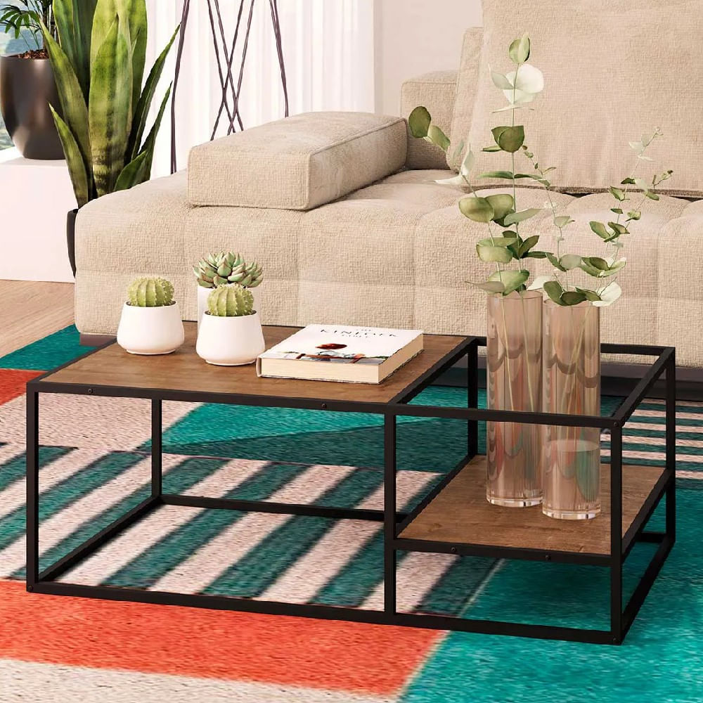 Mesa de Centro Nacion Muebles Niccolo Color Miel Mesa de Centro Nacion Muebles Niccolo Color Miel