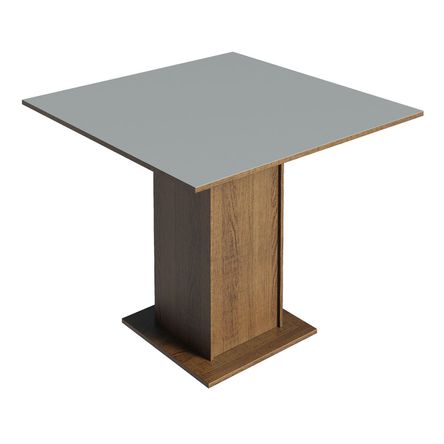 Mesa de Comedor Cuadrada 4 Puestos 5363 Marrón/Gris