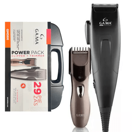 Maquina de Cortar Cabello Gama Power PACK GM566 29 PIEZAS 220V