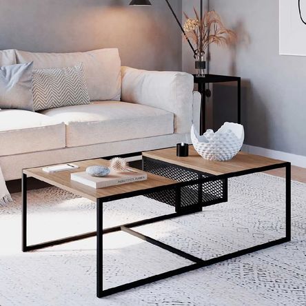 Mesa de Centro Nacion Muebles Matteo Color Rovere Mesa de Centro Nacion Muebles Matteo Color Rovere