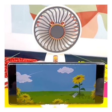 Ventilador para Escritorio en Color Blanco Y+Papel de Regalo Ventilador para Escritorio en Color Blanco Y+Papel de Regalo