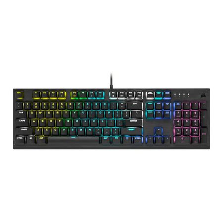 Teclado Corsair K60 RGB Pro Low Profile - Cherry MX Low Profile Speed