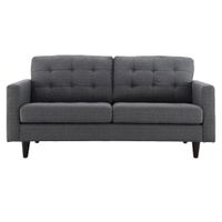 Sofa Mallma Deco de 3 Rodry Plomo