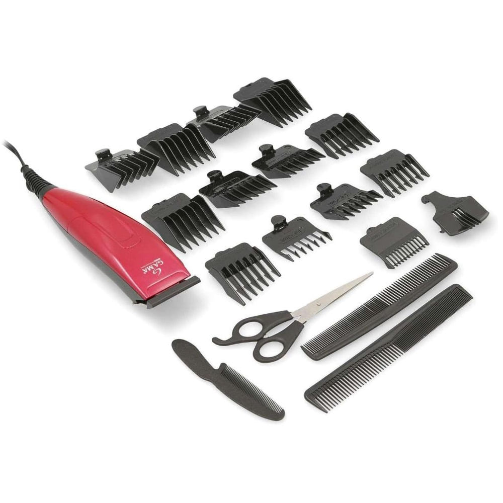 Cortadora de cabello Profesional Gama de 24 Pzs BECCP0000000583 - Rojo Cortadora de cabello Profesional Gama de 24 Pzs BECCP0000000583 - Rojo