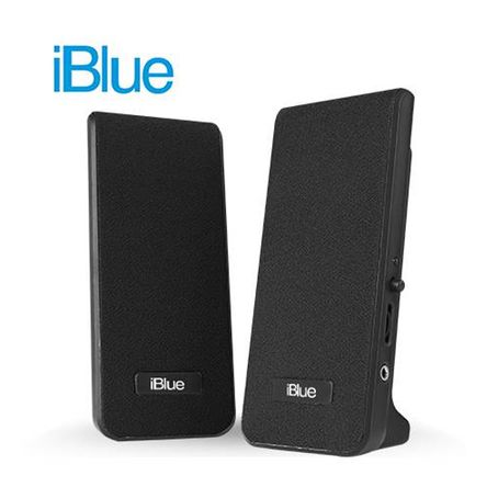 Parlante Iblue Multimedia Black 3.5mm Usb Power