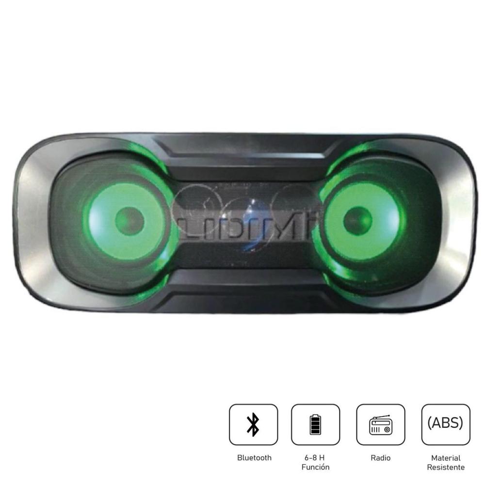 Parlante Lidimi LD_S009AC 100 W Bluetooth Radio FM Luces RGB