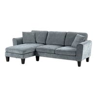 Seccional Mallma Deco Xiomy Izquierdo Gris