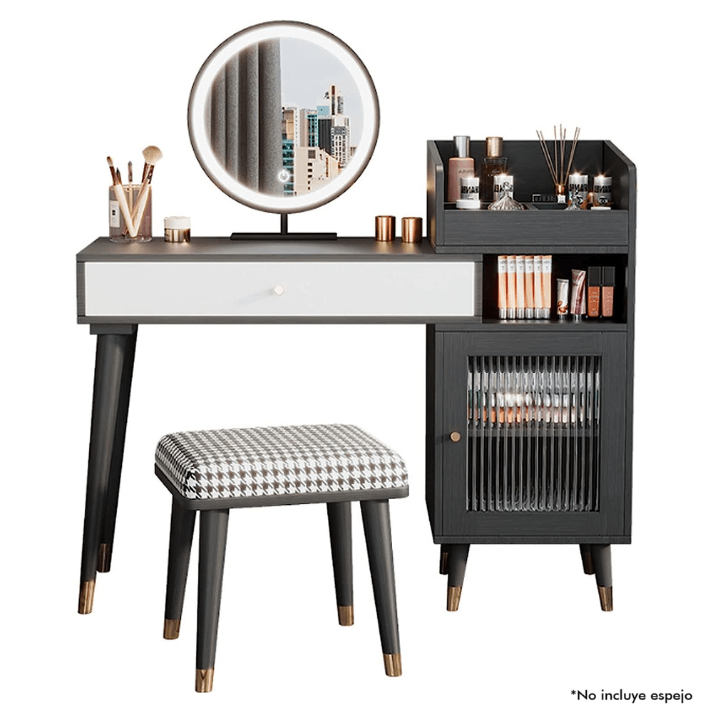 Tocador Moderno con Asiento Mirja DIBA Muebles Tocador Moderno con Asiento Mirja DIBA Muebles