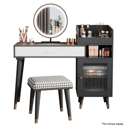 Tocador Moderno con Asiento Mirja DIBA Muebles Tocador Moderno con Asiento Mirja DIBA Muebles