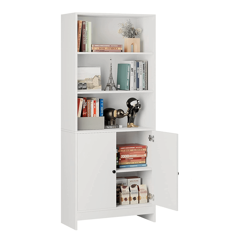 Librero Estante Multiusos Flupy Blanco AMORE HOME Librero Estante Multiusos Flupy Blanco AMORE HOME
