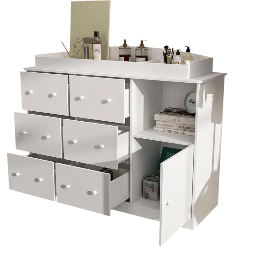 Comoda Cambiador Bebe 2en1 Nora Blanco AMORE HOME Comoda Cambiador Bebe 2en1 Nora Blanco AMORE HOME