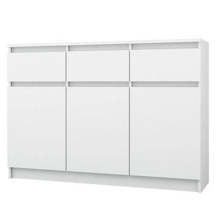 Comoda 3 Cajones Euro Blanco AMORE HOME Comoda 3 Cajones Euro Blanco AMORE HOME