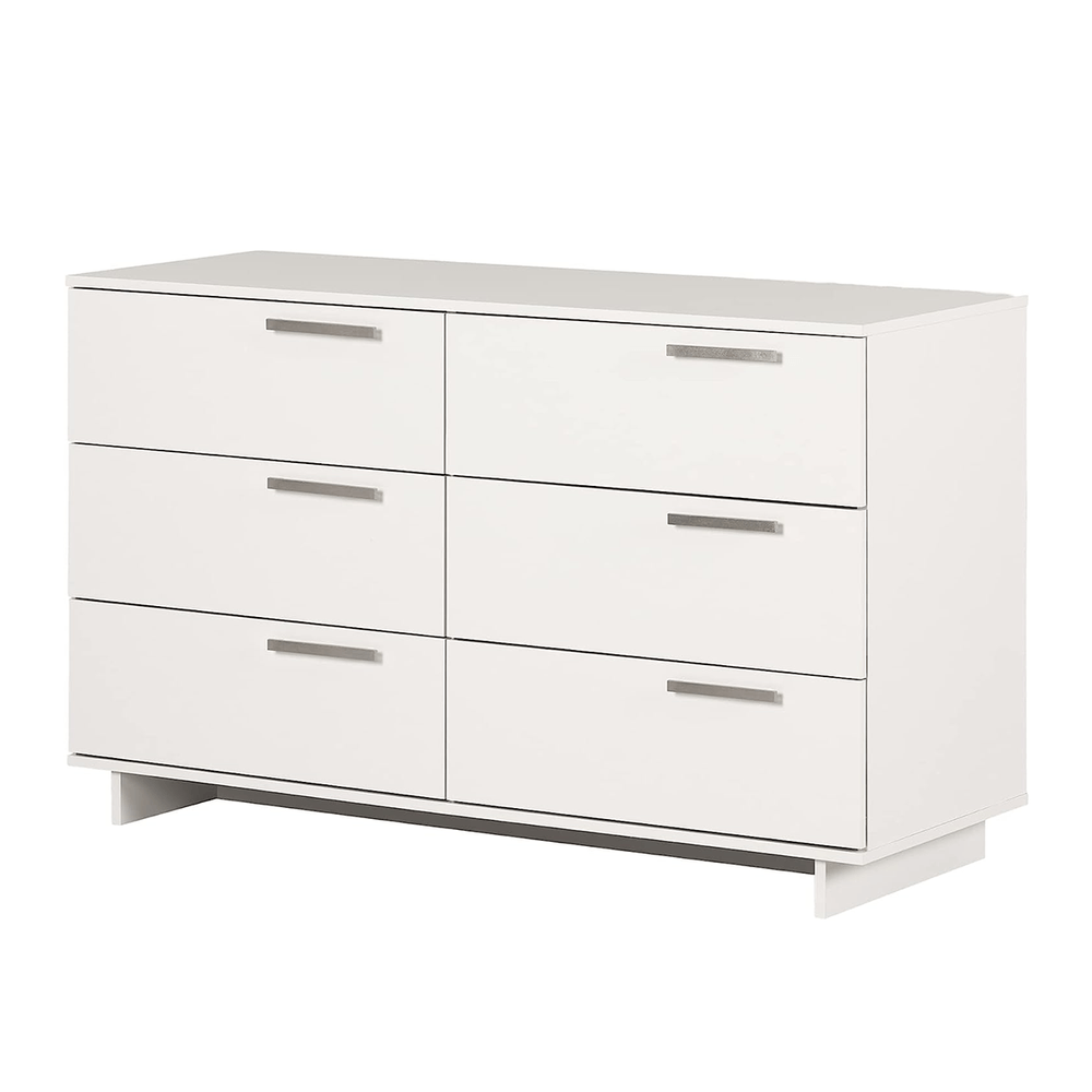 Comoda Moderna 6 Cajones Blanco - AMORE HOME Comoda Moderna 6 Cajones Blanco - AMORE HOME