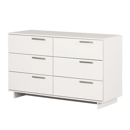 Comoda Moderna 6 Cajones Blanco - AMORE HOME Comoda Moderna 6 Cajones Blanco - AMORE HOME