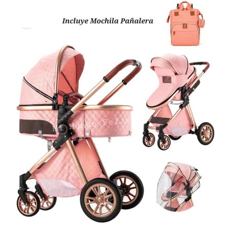 Coche de lujo Moises Madrid con Pañalera Coche de lujo Moises Madrid con Pañalera