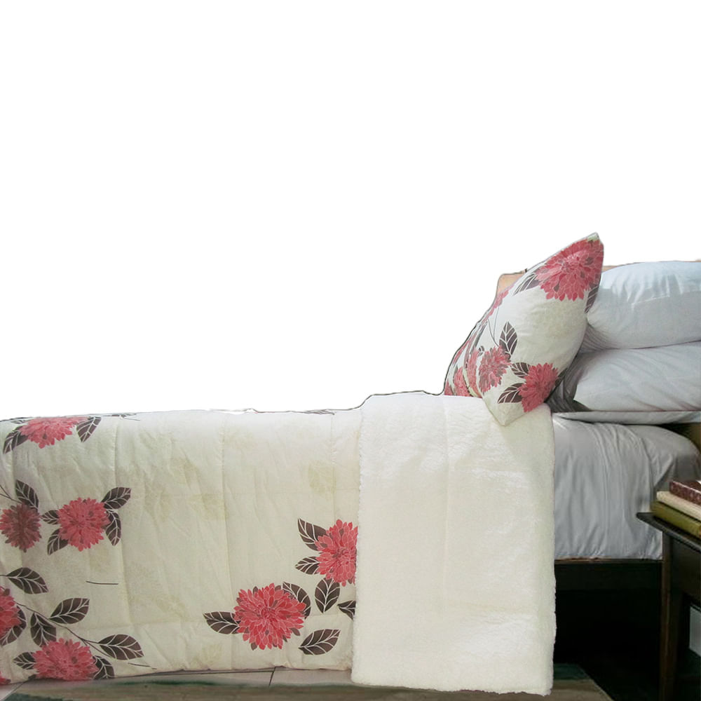 Edredon Termico con Carnero King Interiotex 144 hilos Flowers
