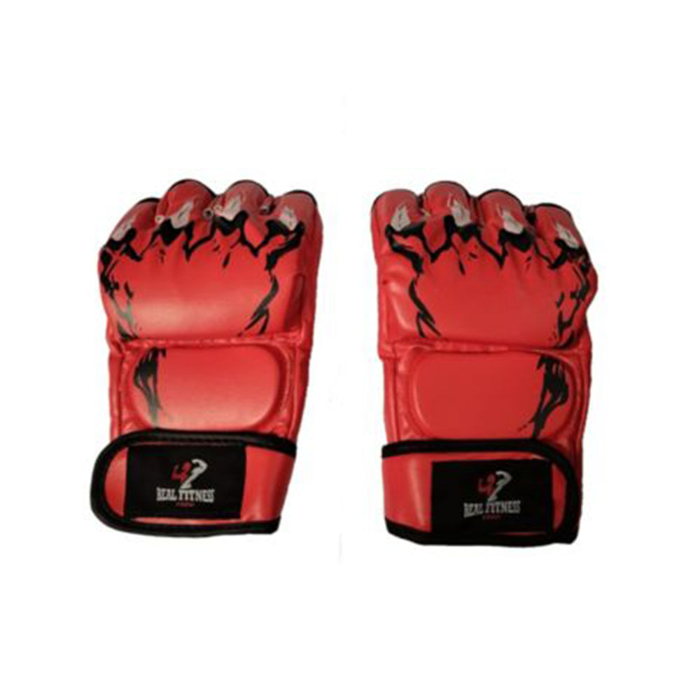 Guantes UFC Vale Todo Real Fitness Rojo