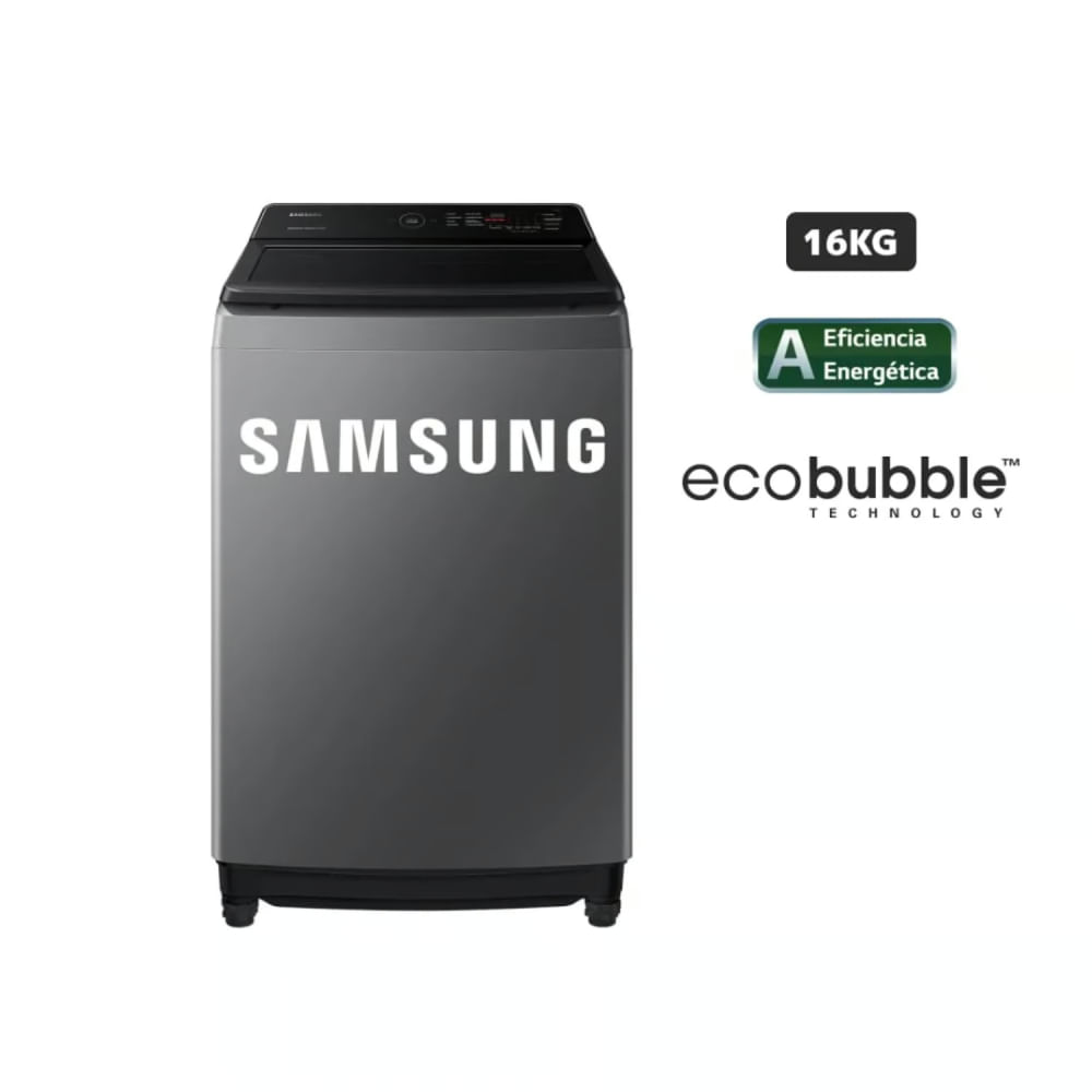 Lavadora SAMSUNG Carga Superior 16Kg Wa16Cg6441BDpe Silver