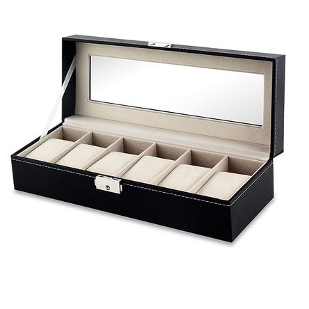 Caja Organizadora Para 6 Relojes Caja Organizadora Para 6 Relojes