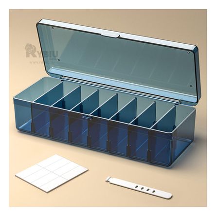 Caja Organizadora de Todo Tipo de Objetos en Color Azul