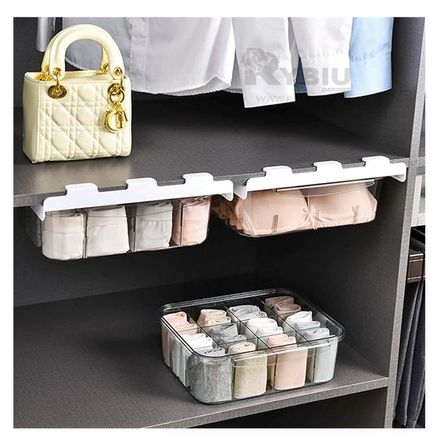 Caja para Prendas y Ropa Intima de Color Gris Y+Agendita Caja para Prendas y Ropa Intima de Color Gris Y+Agendita