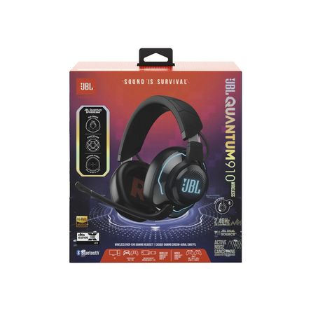 Auricular JBL Quantum 910 Wireless tamaño completo - Negro