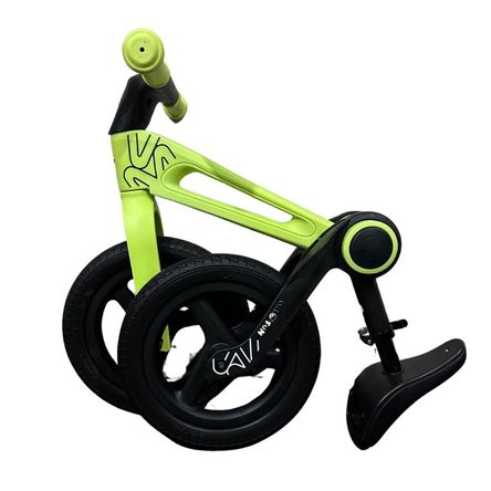 Bicicleta De Balance  Plegable Para Niños Cyclo Fun Color: Negro Verde