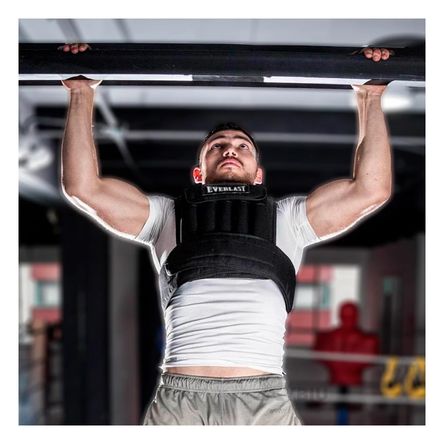 Chaleco de Crossfit Cierre Tipo Velcro 10 k en Negro Chaleco de Crossfit Cierre Tipo Velcro 10 k en Negro