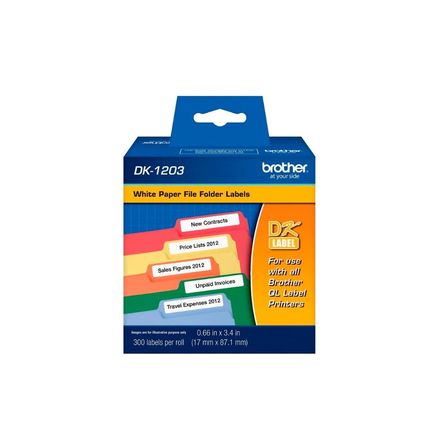 Cinta Brother DK-1203 (17mm x 87mm) Cinta Brother DK-1203 (17mm x 87mm)