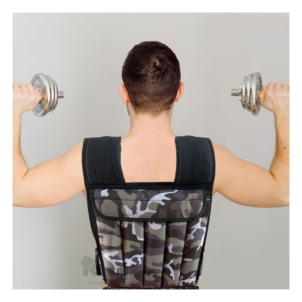 Chaleco de Entrenamiento Camuflado Blanco Y+Stickers Chaleco de Entrenamiento Camuflado Blanco Y+Stickers