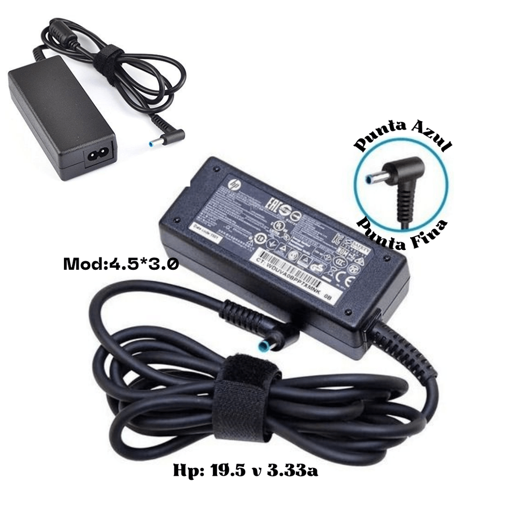Cargador Para Laptop Compatible Con Laptop Hp 19.5V 3.33 A Cargador Para Laptop Compatible Con Laptop Hp 19.5V 3.33 A
